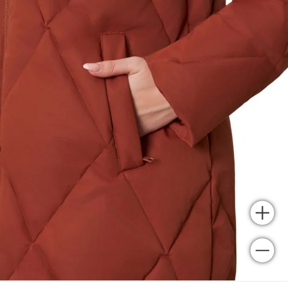 Mondetta Ladies Square Quilted Down Parka ~ nwt - Picture 4 of 7